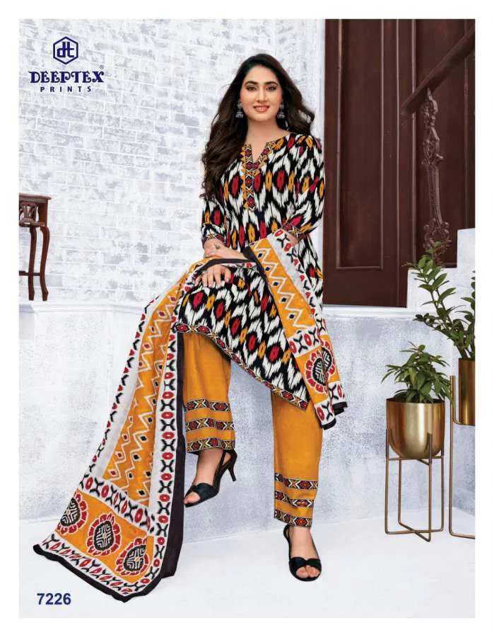 Deeptex Miss India 72 Cotton Printed Casual Daily Wear Dress Material Collection
